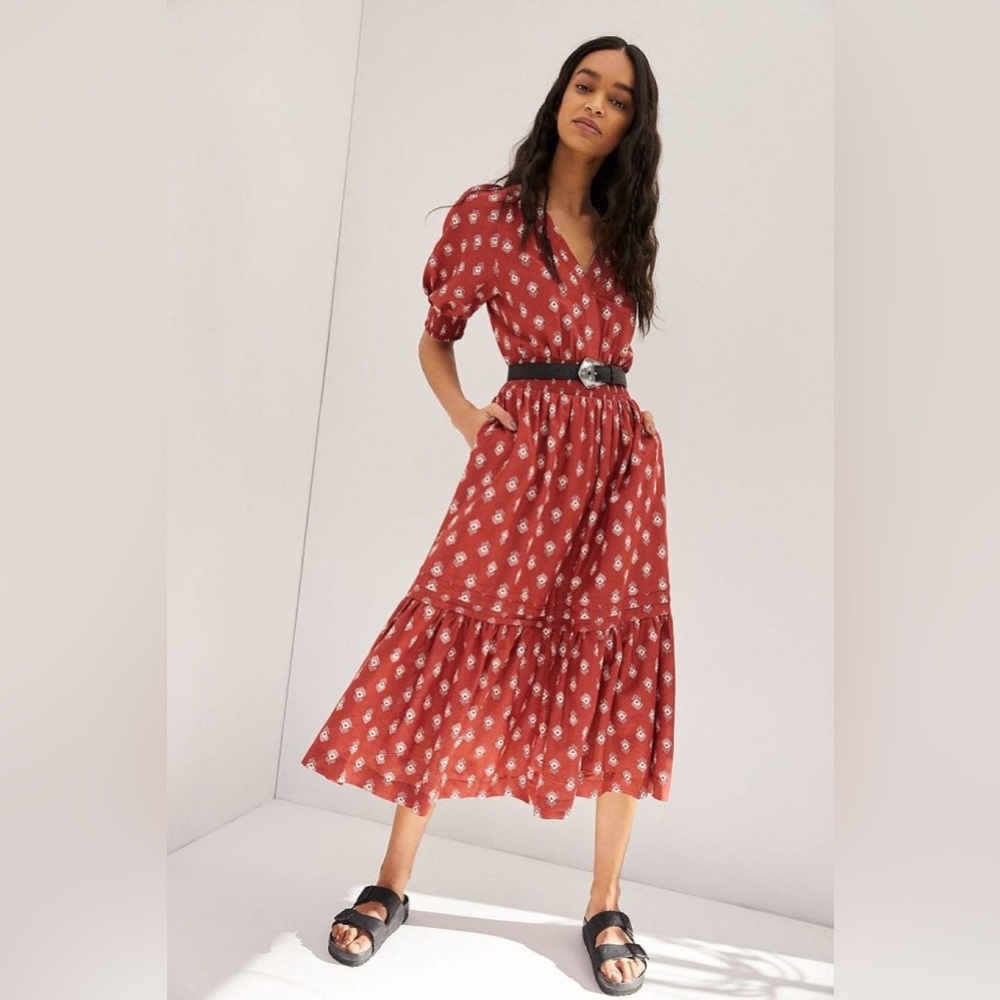NWT Anthropologie Felipa Maxi Dress 3x